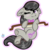 Size: 864x886 | Tagged: safe, artist:rainbow eevee, octavia melody, earth pony, pony, g4, blushing, bow, bowtie, cute, cutie mark, female, floppy ears, hooves, mini pony, one eye closed, simple background, smiling, solo, transparent background, wink