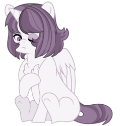 Size: 1712x1704 | Tagged: safe, artist:rosebuddity, oc, oc only, oc:morning star, alicorn, pony, female, magical lesbian spawn, mare, offspring, parent:fluttershy, parent:twilight sparkle, parents:twishy, simple background, solo, transparent background