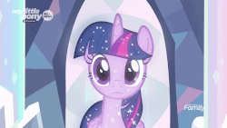 Size: 800x450 | Tagged: safe, screencap, tree of harmony, alicorn, pony, g4, season 9, uprooted, animated, cute, female, frown, head tilt, looking at you, mare, shiny, smiling, solo, sparkles, treelight sparkle, treelightbetes