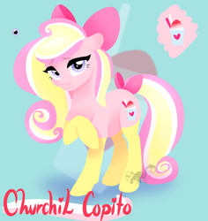 Size: 1000x1060 | Tagged: safe, artist:angexci, oc, oc only, oc:churchil copito, earth pony, pony, bow, clothes, hair bow, reference sheet, socks, solo, tail bow
