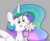 Size: 2087x1696 | Tagged: safe, artist:taurson, princess celestia, alicorn, pony, g4, cheek fluff, cute, cutelestia, female, flower, gray background, mare, simple background, solo