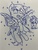 Size: 4032x3024 | Tagged: safe, artist:rainbow eevee, rainbow dash, oc, oc:landen irelan, pony, g4, butterfly wings, female, glitter, hitachi, ink, lineart, pen drawing, solo, sparkles, traditional art
