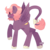 Size: 800x800 | Tagged: safe, artist:vurtuaghost, so soft twilight, pegasus, pony, g1, g4, blushing, cutie mark, female, g1 to g4, generation leap, leonine tail, mare, profile, raised hoof, simple background, smiling, solo, spread wings, transparent background, wings