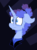 Size: 1840x2472 | Tagged: safe, artist:paskanaakka, derpibooru exclusive, oc, oc only, oc:midnight dew, pony, unicorn, abstract background, alternate hairstyle, alternate timeline, bags under eyes, bust, ear fluff, female, hair bun, horn, mare, nightmare takeover timeline, pony oc, portrait, solo, unicorn oc