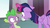 Size: 1920x1080 | Tagged: safe, screencap, spike, twilight sparkle, alicorn, dragon, pony, g4, uprooted, duo, female, floppy ears, male, mare, twilight sparkle (alicorn), winged spike, wings