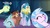 Size: 1676x938 | Tagged: safe, screencap, gallus, ocellus, sandbar, silverstream, yona, changedling, changeling, classical hippogriff, earth pony, griffon, hippogriff, pony, yak, g4, uprooted, bow, cloven hooves, colored hooves, crystal, eyes closed, female, hair bow, jewelry, male, monkey swings, necklace, teenager, the place where we belong, tied up