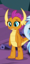 Size: 197x418 | Tagged: safe, screencap, silverstream, smolder, dragon, g4, uprooted, cropped, dragoness, female, solo focus