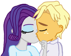 Size: 1144x896 | Tagged: safe, artist:3d4d, ragamuffin (g4), rarity, equestria girls, equestria girls specials, g4, my little pony equestria girls: better together, my little pony equestria girls: spring breakdown, base used, female, kissing, male, rarimuffin, shipping, straight