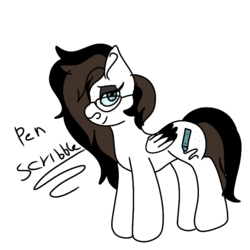 Size: 768x768 | Tagged: safe, artist:aurumnarts, oc, oc only, oc:pen scribble, pony, bedroom eyes, colored wings, eyeshadow, female, long mane, main, makeup, multicolored wings, solo