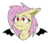 Size: 900x784 | Tagged: safe, artist:onionpwder, fluttershy, bat pony, pony, g4, bat ponified, bust, chest fluff, cute, ear fluff, fangs, female, floating wings, flutterbat, portrait, race swap, shyabates, shyabetes, simple background, solo, transparent background, wings
