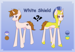 Size: 2000x1400 | Tagged: safe, oc, oc:white shield, pony, reference sheet