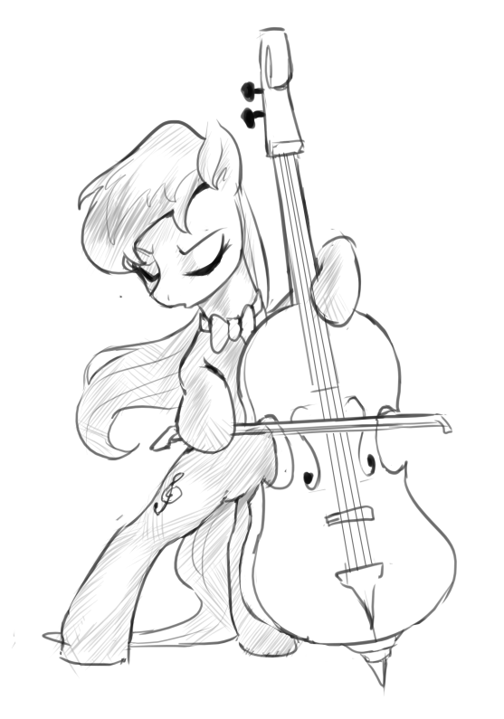 #2013015 - safe, artist:luciferamon, octavia melody, earth pony, pony ...