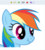 Size: 230x254 | Tagged: safe, rainbow dash, pegasus, pony, derpibooru, g4, female, get, meta, scrunchy face, solo