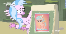 Size: 820x429 | Tagged: safe, edit, edited screencap, screencap, cozy glow, silverstream, classical hippogriff, hippogriff, pegasus, pony, g4, uprooted, female, filly, foal, meme, solo