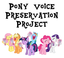 Size: 2200x2000 | Tagged: safe, applejack, fluttershy, pinkie pie, rainbow dash, rarity, twilight sparkle, pony, g4, /mlp/, high res, magic, mane six, microphone, nose in the air, simple background, singing, telekinesis, the pony machine learning project, transparent background, uvula