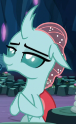 Size: 351x571 | Tagged: safe, screencap, ocellus, g4, uprooted, cropped, smug, solo