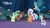 Size: 1920x1080 | Tagged: safe, screencap, gallus, ocellus, sandbar, silverstream, smolder, yona, changedling, changeling, classical hippogriff, dragon, earth pony, griffon, hippogriff, pony, yak, g4, uprooted, bow, cloven hooves, colored hooves, dragoness, female, flying, hair bow, jewelry, male, monkey swings, necklace, sapling, student six, teenager