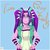 Size: 1000x1000 | Tagged: safe, artist:sozglitch, aria blaze, equestria girls, g4, female, pigtails, solo, twintails