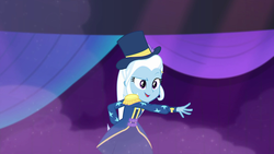 Size: 1920x1080 | Tagged: safe, screencap, trixie, equestria girls, equestria girls specials, g4, my little pony equestria girls: better together, my little pony equestria girls: spring breakdown, epaulettes, female, hat, solo, top hat