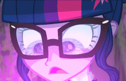 Size: 640x413 | Tagged: safe, screencap, sci-twi, twilight sparkle, equestria girls, g4, my little pony equestria girls: friendship games, animated, bust, eye reflection, female, gif, magic capture device, reflection, solo