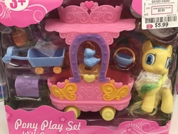 Size: 4032x3024 | Tagged: safe, bird, chicken, pony, ages 3+, barcode, basket, bootleg, cart, chest, irl, photo, pony play set, price tag, toy, wat