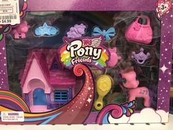 Size: 4032x3024 | Tagged: safe, pony, ages 3+, bag, bootleg, brush, choking hazard, house, irl, jewelry, my pony friends, photo, ribbon, tiara, toy