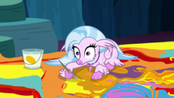 Size: 1920x1080 | Tagged: safe, screencap, silverstream, g4, uprooted, female, solo, wet mane