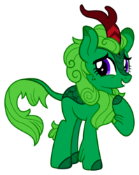 Size: 1267x1592 | Tagged: safe, artist:limedreaming, oc, oc only, oc:lime dream, kirin, female, freckles, mare, simple background, solo, transparent background