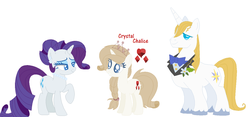 Size: 1282x600 | Tagged: safe, artist:1313jaysong1313, prince blueblood, rarity, oc, pony, g4, family, female, male, offspring, parent:prince blueblood, parent:rarity, parents:rariblood, ship:rariblood, shipping, straight