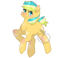 Size: 2300x2200 | Tagged: safe, artist:peachy-pea, oc, oc only, earth pony, pony, high res, solo