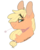 Size: 586x733 | Tagged: safe, artist:sleepymangos, part of a set, applejack, pony, g4, bust, chest fluff, ear fluff, eye clipping through hair, eyebrows, eyebrows visible through hair, female, freckles, hay stalk, looking at you, mare, profile, simple background, smiling, solo, straw in mouth, white background