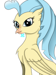 Size: 1080x1440 | Tagged: safe, artist:rockleerocks77, princess skystar, hippogriff, g4, my little pony: the movie, female, folded wings, missing accessory, wings