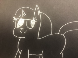 Size: 4032x3024 | Tagged: safe, artist:undeadponysoldier, oc, oc only, oc:echristian, pony, black and white, charcoal (medium), grayscale, monochrome, outlines only, solo, traditional art