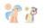 Size: 1067x651 | Tagged: safe, artist:foxysparkle, oc, oc:moonlight starbreaker, oc:zap, pegasus, pony, unicorn, clothes, female, male, mare, offspring, parent:flash sentry, parent:rainbow dash, parents:flashdash, scarf, simple background, stallion, transparent background