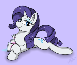 Size: 2500x2100 | Tagged: safe, artist:llhopell, rarity, pony, unicorn, g4, female, food, high res, ice cream, simple background, solo