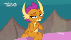 Size: 1920x1080 | Tagged: safe, screencap, smolder, dragon, g4, uprooted, cute, dragoness, dream, embarrassed, excellent, female, mr. burns, nightmare, smolderbetes, solo, we don't normally wear clothes