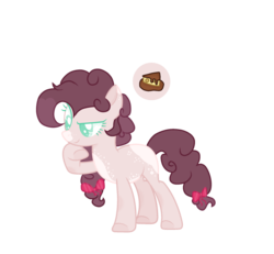 Size: 1280x1183 | Tagged: safe, artist:galaxyfoxy96, oc, oc only, oc:candy cheese, earth pony, pony, colored pupils, female, mare, offspring, parent:cheese sandwich, parent:pinkie pie, parents:cheesepie, simple background, solo, transparent background