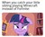 Size: 1056x864 | Tagged: safe, edit, edited screencap, editor:apex soundwave, screencap, twilight sparkle, pony, g4, caption, faic, female, floppy ears, fortnite, golden oaks library, image macro, meme, minecraft, smug, solo, text