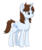 Size: 8000x9456 | Tagged: safe, artist:chedx, oc, oc only, oc:field seeker, pony, unicorn, absurd resolution, blue eyes, blue fur, brown mane, colored, commission, digital art, full body, male, simple background, solo, stallion, transparent background