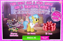 Size: 1039x683 | Tagged: safe, gameloft, doctor fauna, shadow lock, pony, g4, advertisement, costs real money, introduction card, sale