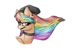 Size: 2048x1536 | Tagged: safe, artist:melonseed11, oc, oc only, oc:soft aloe, pony, alternate hair color, magical lesbian spawn, offspring, parent:fluttershy, parent:pinkie pie, parents:flutterpie, simple background, solo, transparent background