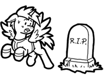 Size: 206x150 | Tagged: safe, artist:crazyperson, oc, alicorn, pony, fallout equestria, fallout equestria: commonwealth, alicorn oc, black and white, clothes, fanfic art, generic pony, gravestone, grayscale, jumpsuit, monochrome, picture for breezies, rest in peace, simple background, transparent background, vault suit