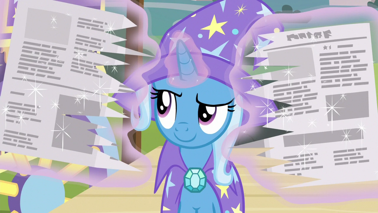 Safe Screencap Trixie Pony Uncommon Bond Female Levitation Magic Mare