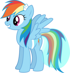 Size: 1032x1080 | Tagged: safe, artist:iknowpony, rainbow dash, pegasus, pony, g4, .svg available, clothes, dress, female, mare, simple background, smiling, solo, transparent background, vector