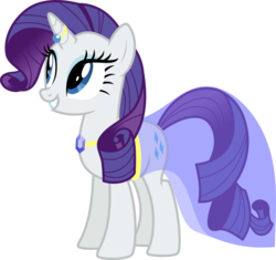 Size: 1151x1080 | Tagged: safe, artist:iknowpony, rarity, pony, unicorn, g4, .svg available, clothes, dress, female, horn, horn ring, jewelry, mare, necklace, ring, simple background, smiling, solo, transparent background, vector