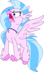 Size: 6739x10997 | Tagged: safe, artist:n0kkun, silverstream, hippogriff, g4, what lies beneath, angry, cute, diastreamies, faic, female, madorable, png, silverrage, simple background, solo, transparent background, vector