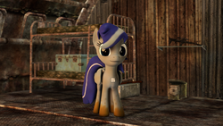 Size: 3000x1687 | Tagged: safe, artist:logand312, oc, oc only, pony, fallout equestria, 3d, photoshop, solo, source filmmaker