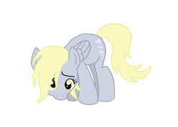 Size: 504x360 | Tagged: safe, artist:outofworkderpy, derpy hooves, pegasus, pony, comic:out of work derpy, g4, comic, female, mare, outofworkderpy, sad, simple background, solo, tumblr, tumblr comic, white background