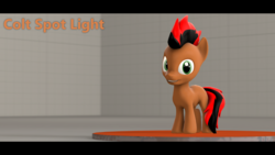 Size: 3840x2160 | Tagged: dead source, safe, artist:alexh-01, oc, oc only, oc:spot light, pony, .zip file at source, 3d, 3d model, colt, downloadable, gmod, high res, male, request, solo, source filmmaker, source filmmaker resource, younger