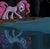 Size: 904x883 | Tagged: safe, artist:fd-daylight, artist:monnarcha, pinkie pie, pony, g4, 3d, cave, cave pool, collaboration, female, mirror pool, reflection, solo, source filmmaker